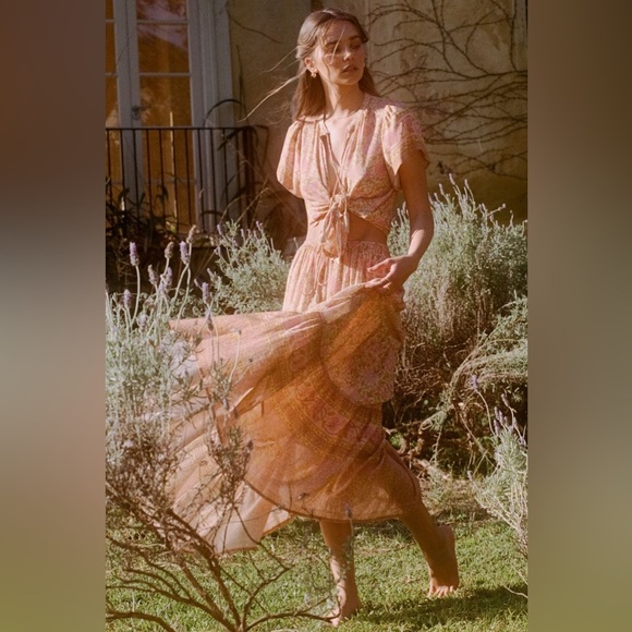 Spell Love Story Tiered Maxi Skirt - Picture 5 of 8